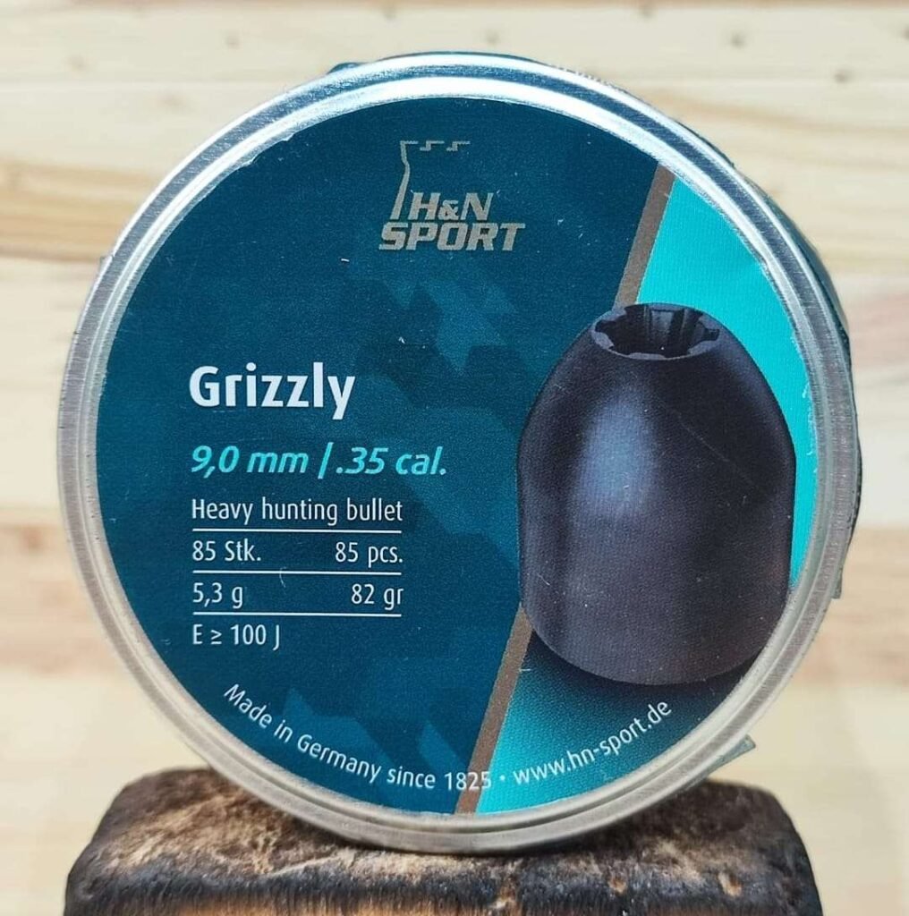 Lata de diabolos H&N Grizzly x85uds (5.3g/82gr)(9mm/.35)