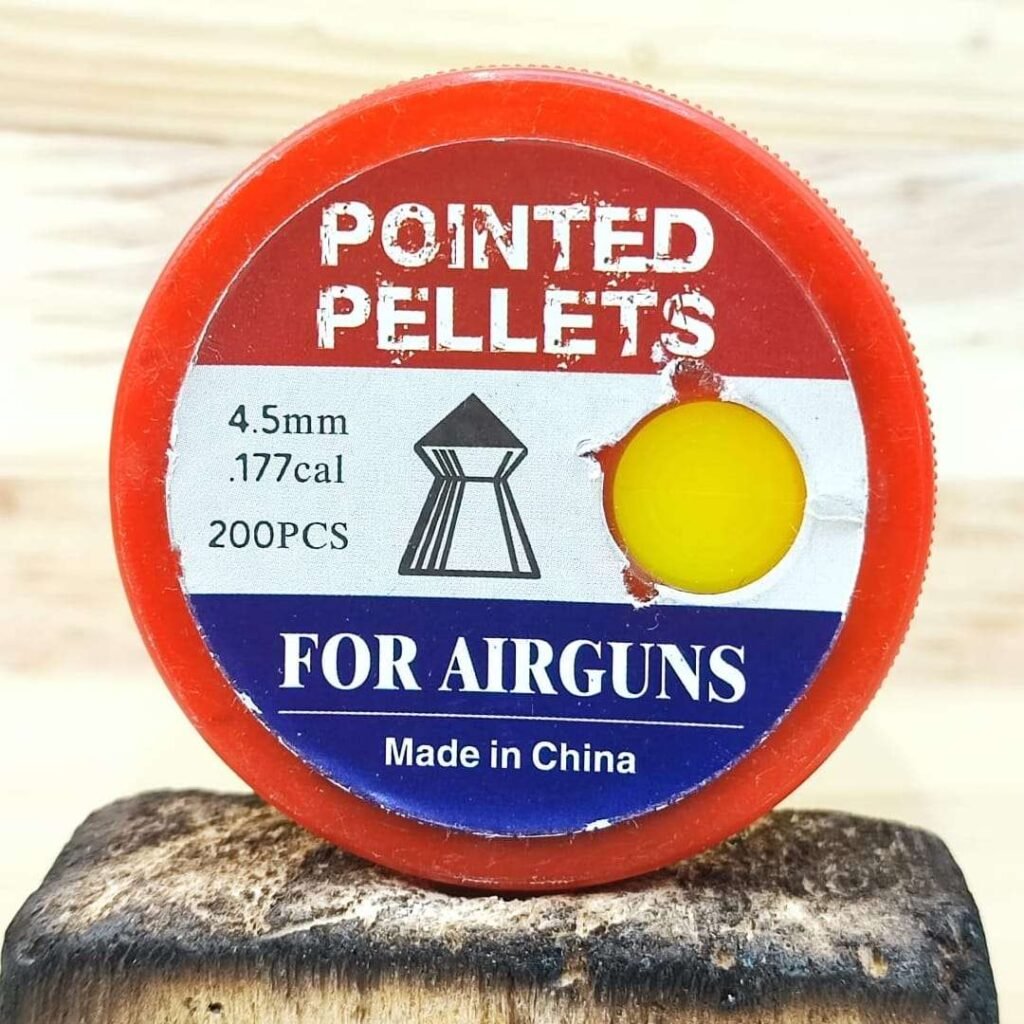 Lata de Diabolos POINTED PELLETS FOR AIRGUNS X200 uds  (4.5mm)