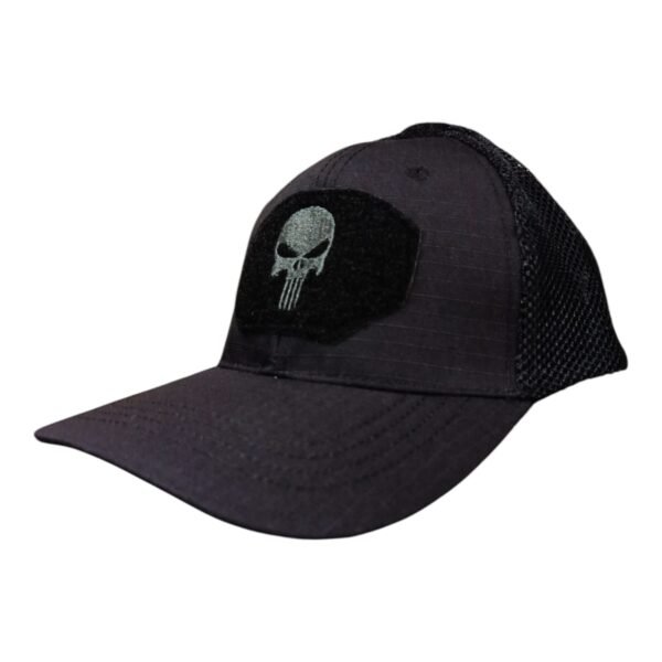 Gorra con Calavera y Malla Negra