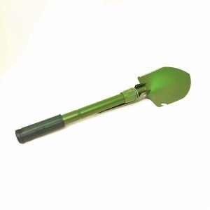 Pala camping multifunción portátil verde