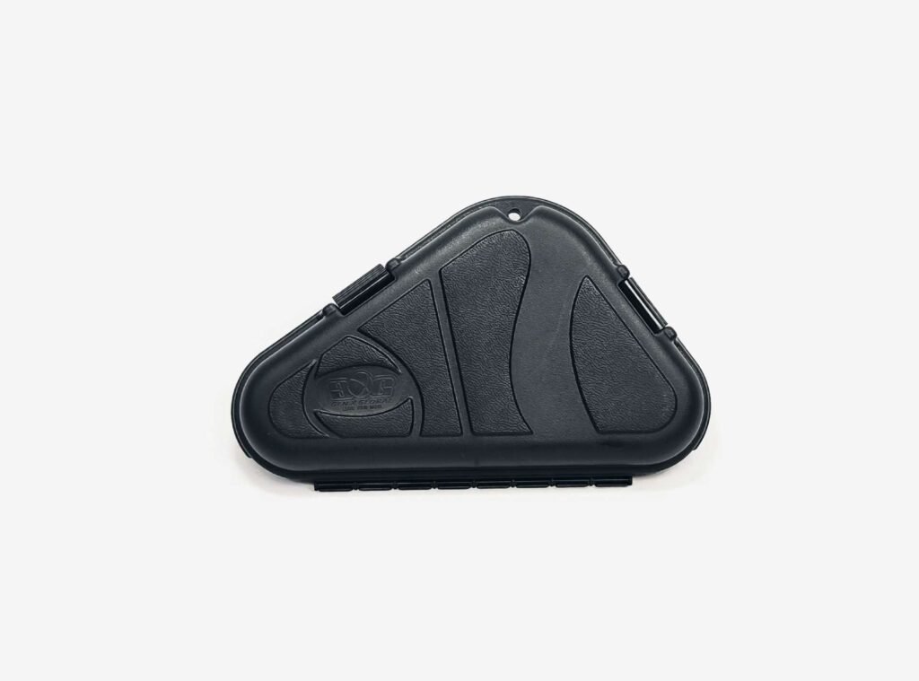 Estuche de polimero triangular para pistola mediana