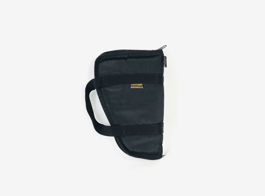 Estuche de lona para pistola pequeño negro