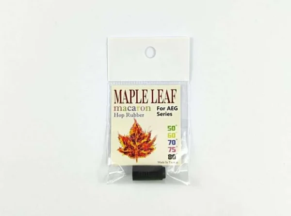 Goma hop-up para réplicas de airsoft  MAPLE LEAF negra 80