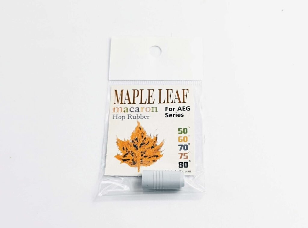 Goma hop-up para réplicas de airsoft  MAPLE LEAF verde 50