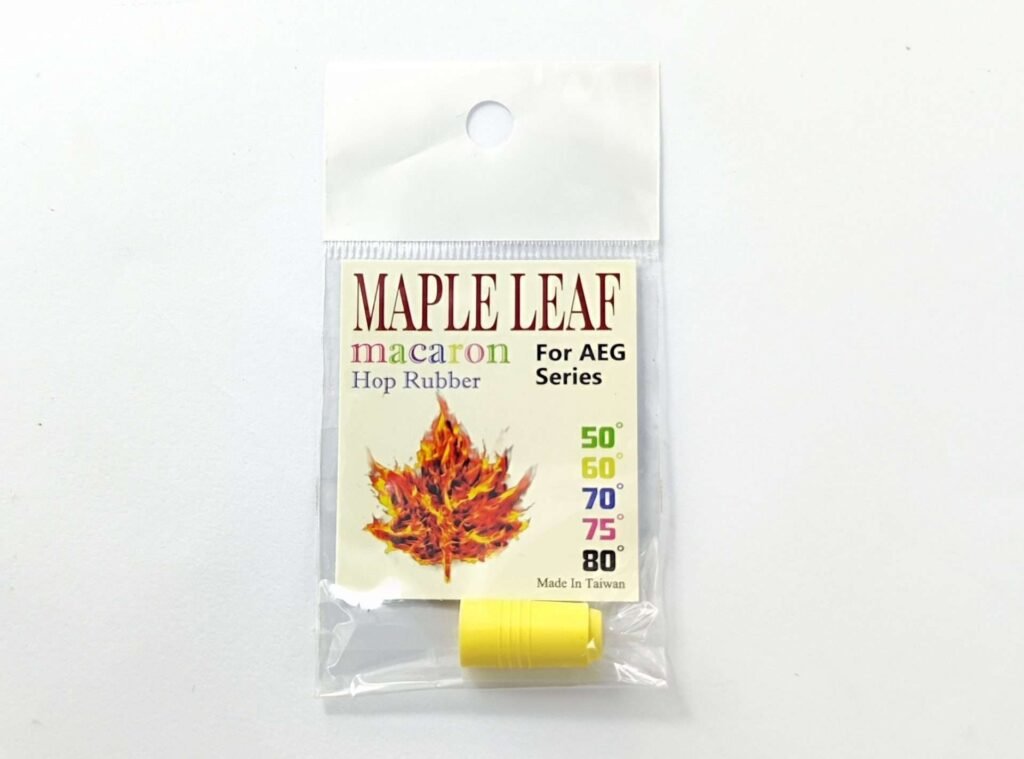 Goma hop-up para réplicas de airsoft  MAPLE LEAF amarrillo 60