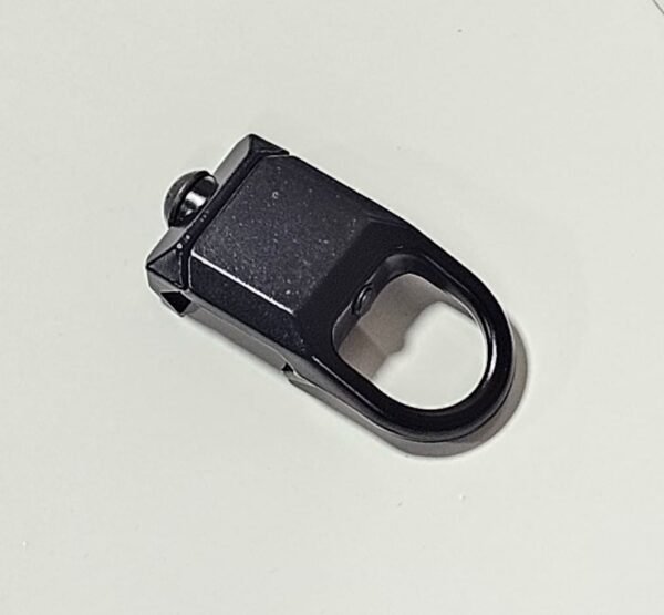 Argolla Porta fusil/slinga negra para picatinny