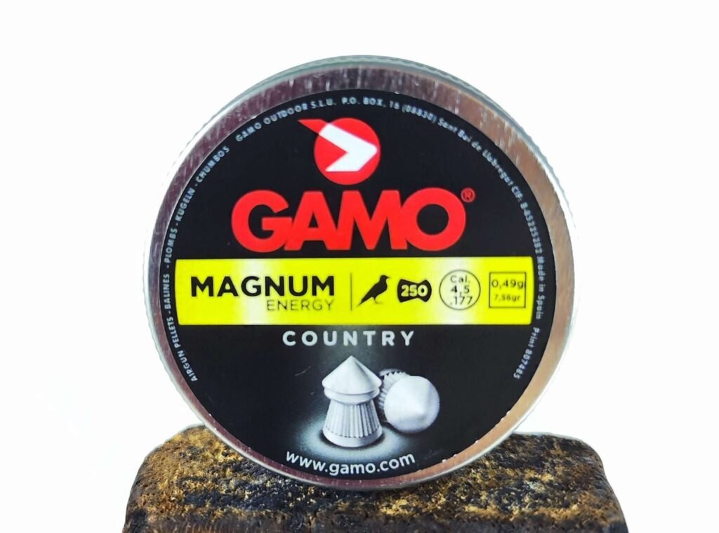 Lata de Diabolos Gamo MAGNUM ENERGY COUNTRY X250 uds (0.49g/7.5gr)(4.5mm)