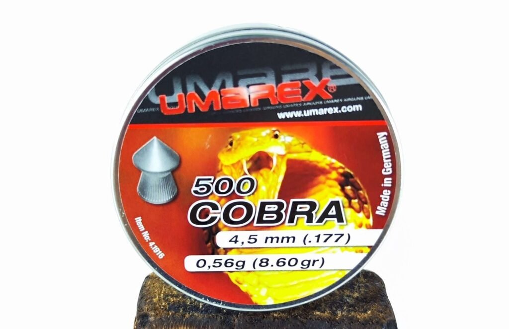 Lata de diabolos COBRA X500 uds (0.56g/8.6gr))(4.5mm)