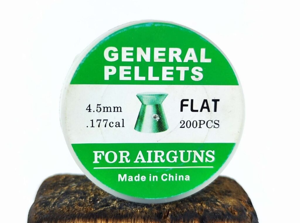 Lata de Diabolos GENERAL PELLETS FLAT X200 uds(4.5mm)