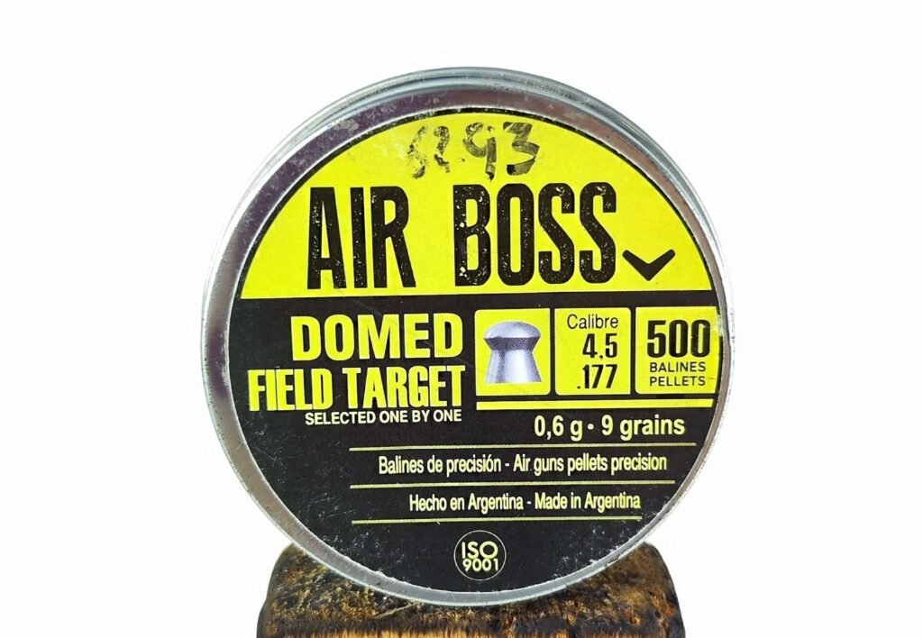 Lata de Diabolos AIR BOSS Domed Field Target X500 uds(0.6g/9gr)(4.5mm)