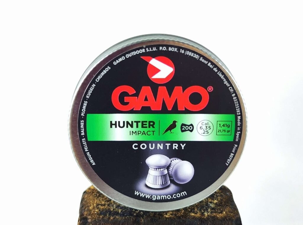 Lata de diabolos Gamo Hunter Impact Country X200 uds(1.41g/21.75gr)(6.35mm)