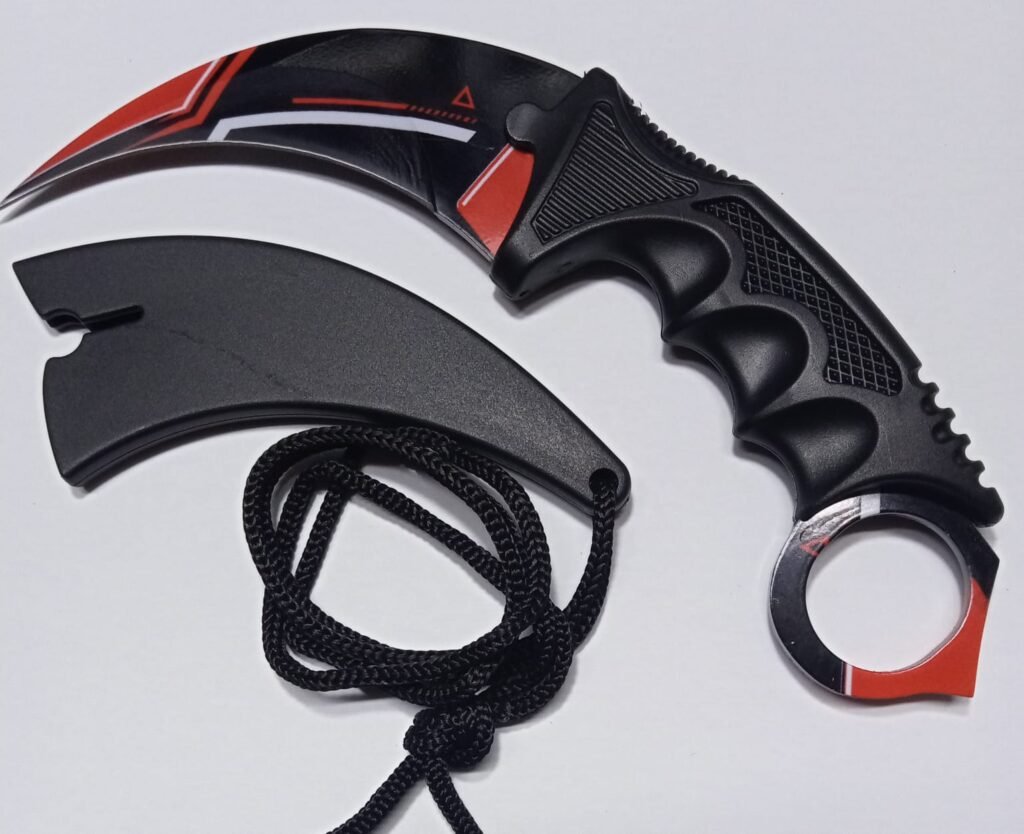 KARAMBIT  ATOMIC A22-3D CON ESTUCHE NEGRO