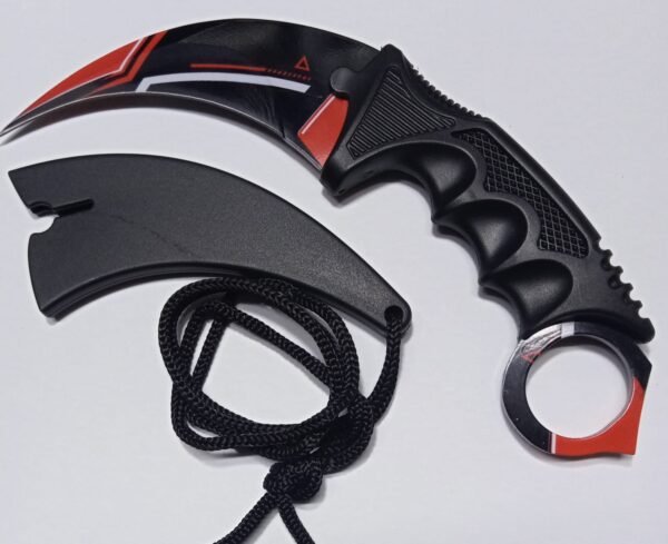 KARAMBIT  ATOMIC A22-3D CON ESTUCHE NEGRO