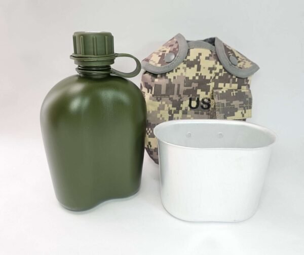 Cantimplora 1000 ml color cafe pixelada