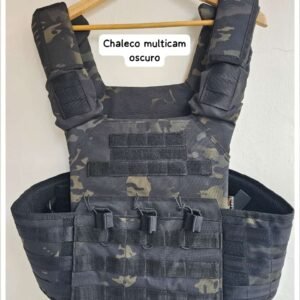 CHALECO TACTICO MULTICAM NEGRO BÁSICO