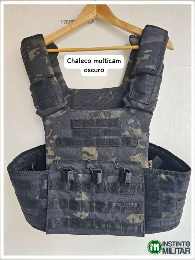 CHALECO TACTICO MULTICAM NEGRO BÁSICO