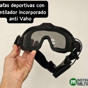 GAFAS WST TACTICAL ANTI FOG NEGRAS ((WN08-GG-MA-122-BK))