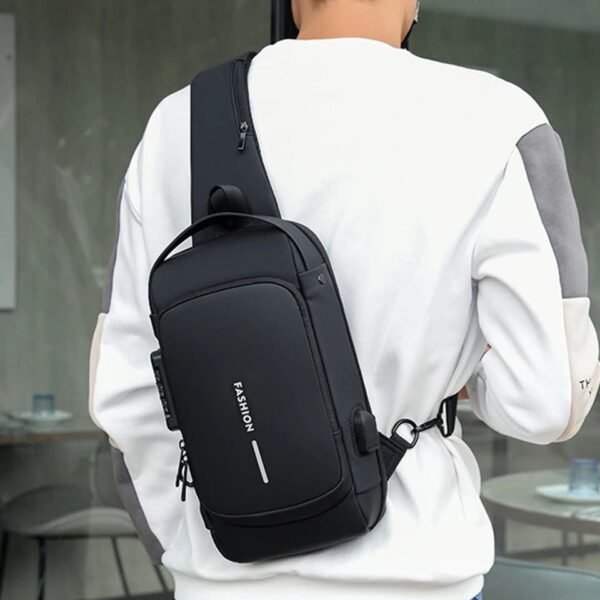 Bolso/canguro/pechera multiusos antirrobo – Manos libres negro