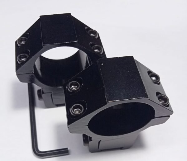 Anillas mira telescopica con acople a riel 11mm – 14 mm altura – 25.4 mm orificio
