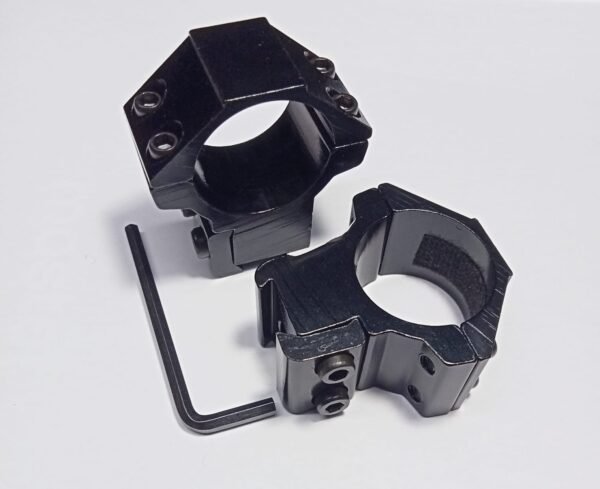 Anillas mira telescopica con acople a riel 11mm – 14 mm altura – 25.4 mm orificio