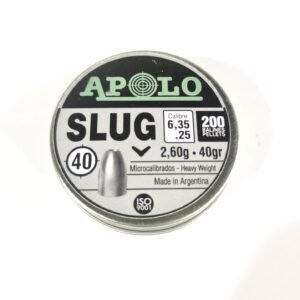 Lata de Diábolo Apolo Slug X 200 Unds (2,60g/40gr) (6.35)