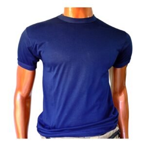 Camiseta algodon azul (Talla S)
