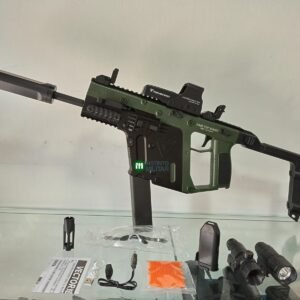 Pistola de hidrogel Vector color verde olivo