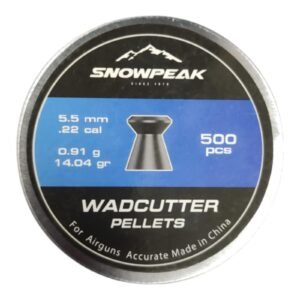 Lata de Diabolos SNOWPEAK WADCUTTER PELLETS X500 uds (0.91g/14.04gr)(5.5mm)