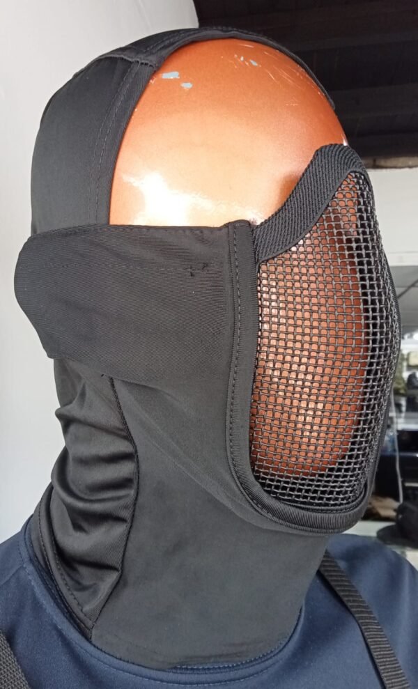 Cubre bocas con malla – Negra