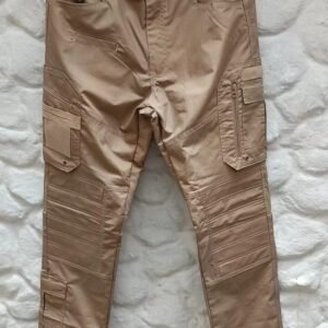 Pantalon Tela Galleta Kaki 10 Bolsillos Con Refuerzo En Rodilla (TALLA 30/32)