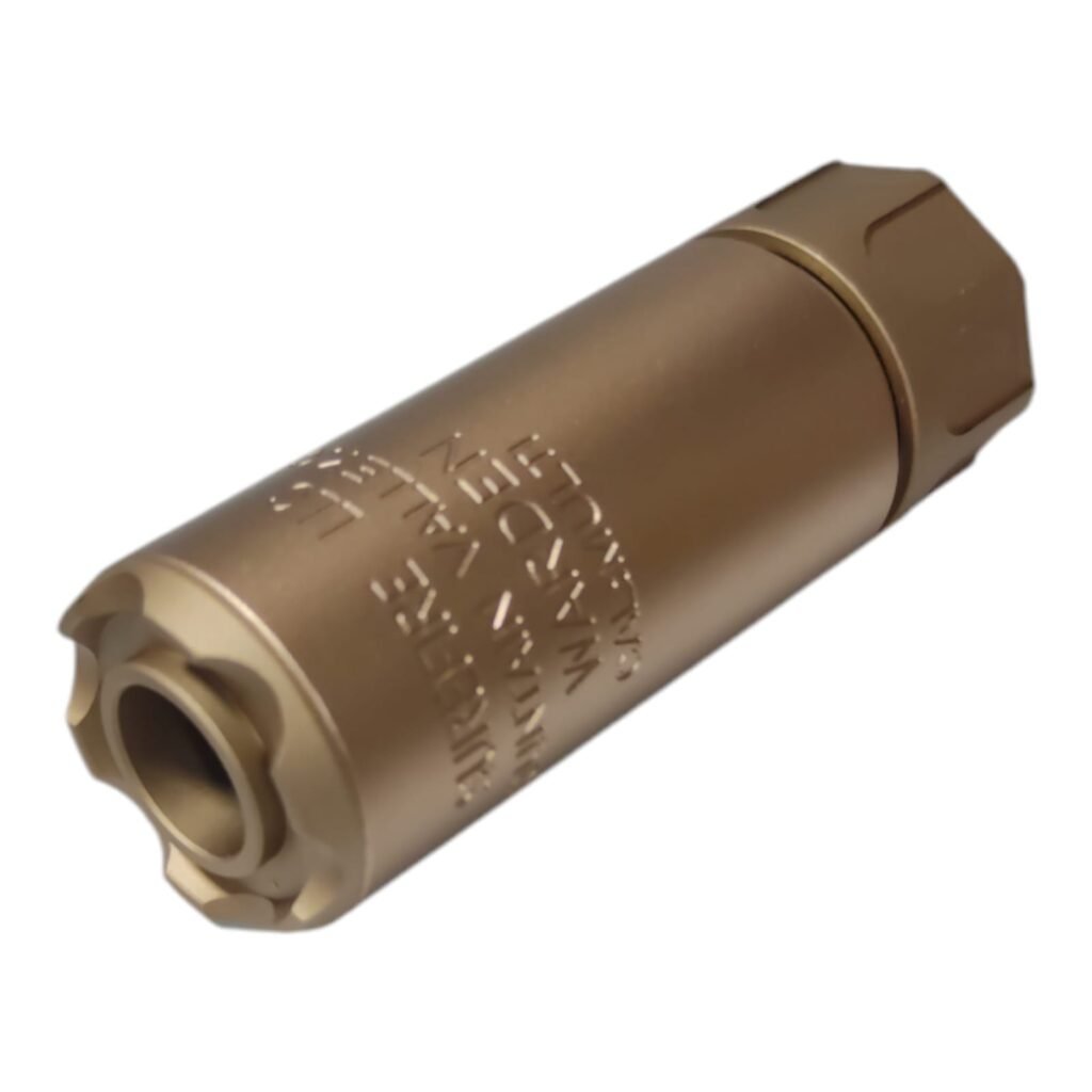 Supresor de sonido/silenciador SOCOM Metálico Bronce (9cm)