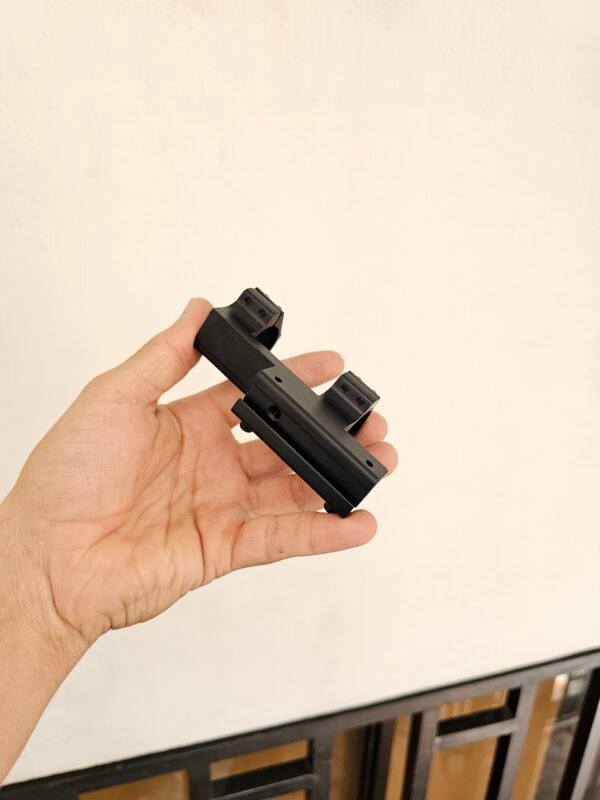 BASE MONOBLOQUE FIJA PARA MIRA TELESCOPICA RIEL DE 11MM Y ORIFICIOS DE 25,4MM