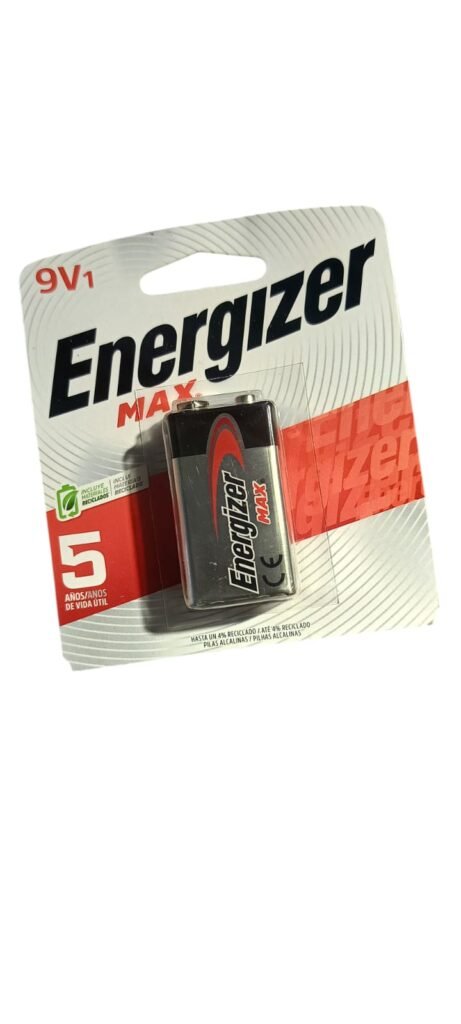 BATERIA/PILA ALCALINA  ENERGIZER MAX  9V1