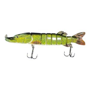 Señuelo Articulado Con Anzuelos Argollas Reforzadas 14.5 Cms