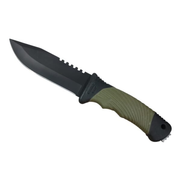 Cuchillo/Puñal Mango verde, con estuche en pasta (1658D)