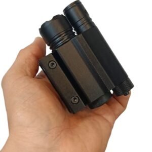 Mira laser con linterna rayo verde para rifle y pistola