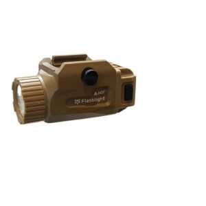 Linterna para pistola con riel de 20 mm FLASHLIGHT TACTICAL COLOR TAN