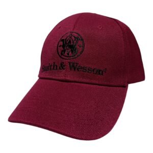GORRA SMITH&} & WESSON/VINO TINTO
