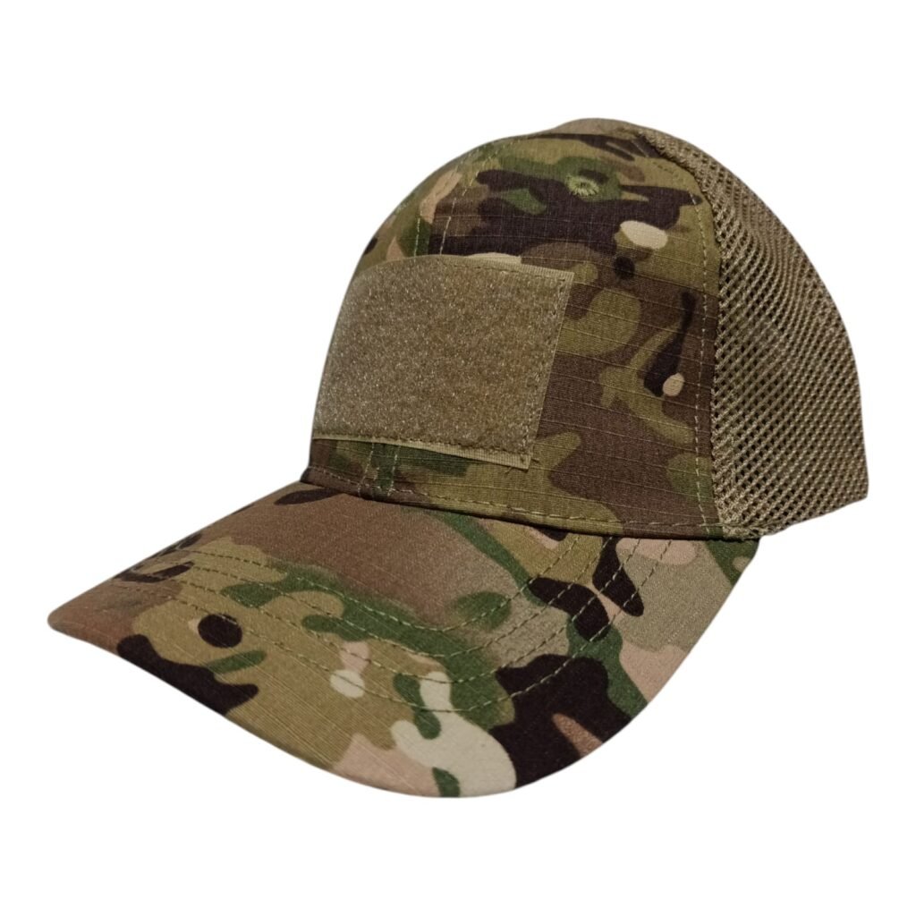 Gorra Velcro Malla Multicam/Verde Cafe Beige