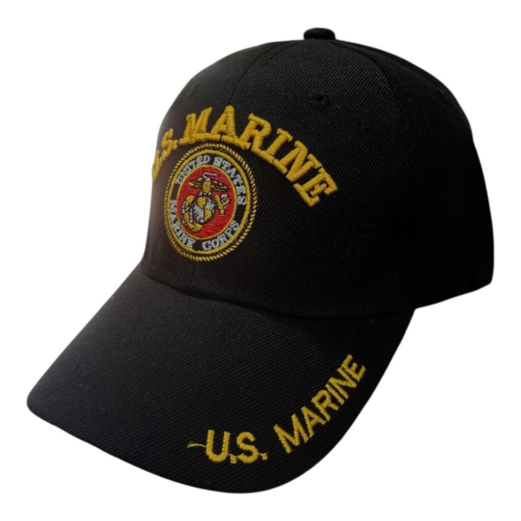 Gorra Negra U.S MARINE