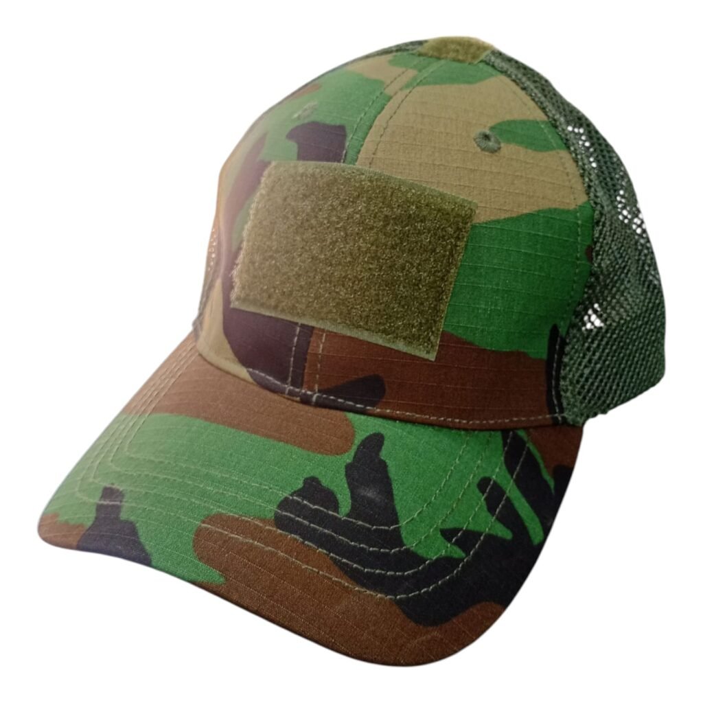 Gorra Velcro Malla Multicam/Verde, Negro, Beige