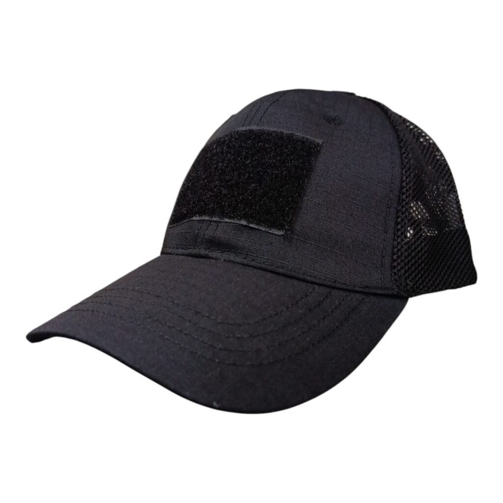 Gorra Velcro Malla/Negra