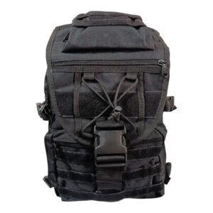 Morral Tactico Negro Porta Casco
