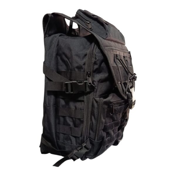 Morral Tactico Negro Porta Casco