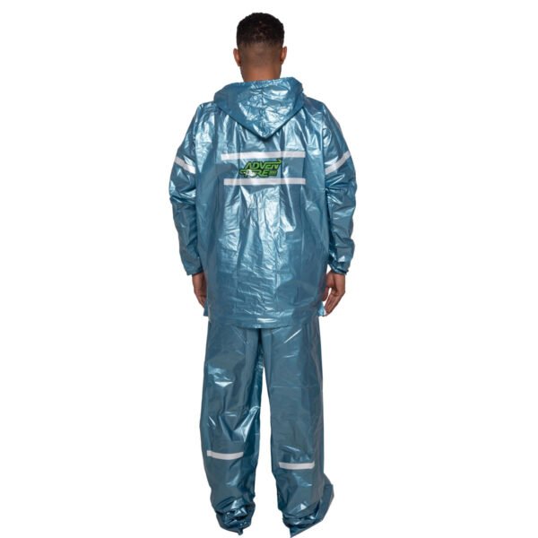 Impermeable adventure 360 metalizado para motociclista