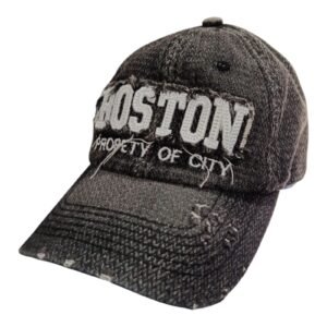 Gorra Negra Boston Propety Of City
