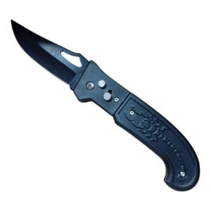 Navaja mediana automatica negra escorpion