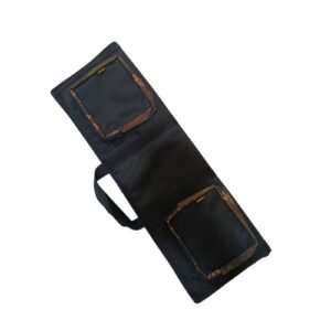 ESTUCHE DE LONA NEGRO CON 2 BOLSILLOS AMPLIOS NEGRO PÁRA M4 (85CM)