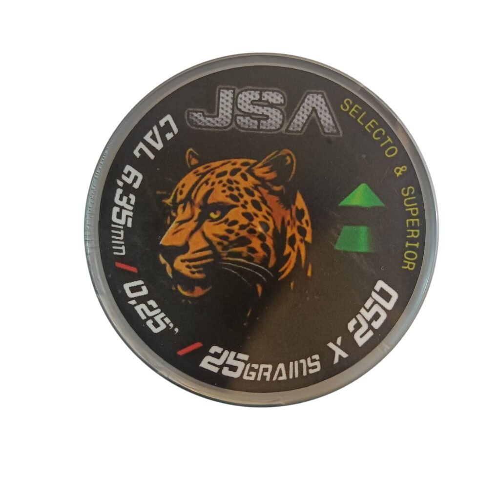 Lata de diabolos JSA X 250 uds (1.6g/25gr)(6.35mm)