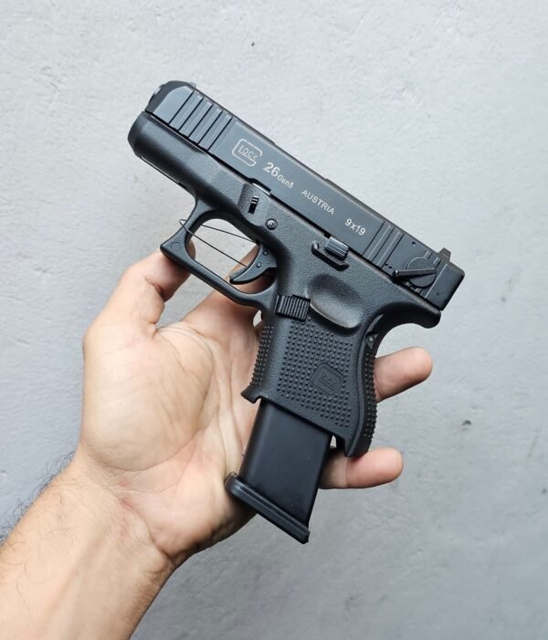 PISTOLA AIRSOFT DOUBLE BELL G26 GEN 5 FULL AUTO FULL METAL GBB GREEN GAS CAL 6MM